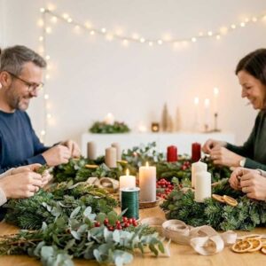 Adventskranz binden
