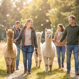 Alpaka Wanderung